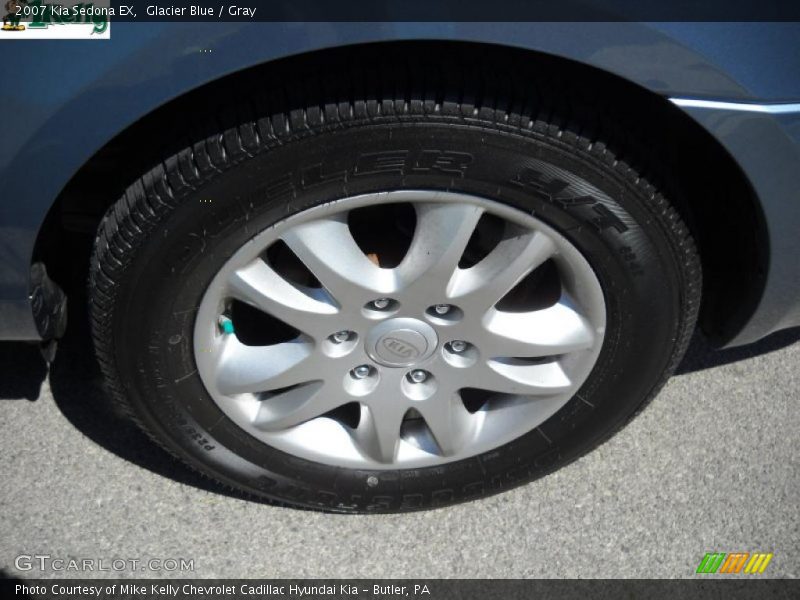 Glacier Blue / Gray 2007 Kia Sedona EX