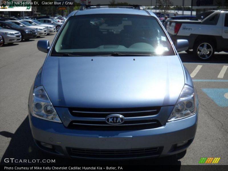 Glacier Blue / Gray 2007 Kia Sedona EX