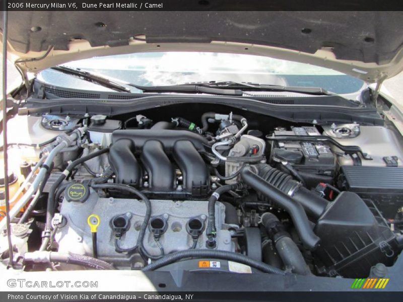 Dune Pearl Metallic / Camel 2006 Mercury Milan V6