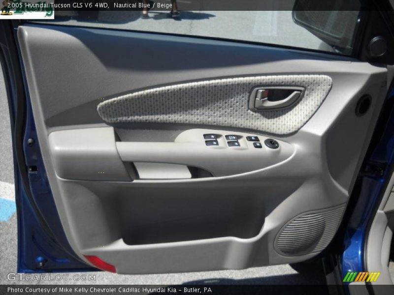 Nautical Blue / Beige 2005 Hyundai Tucson GLS V6 4WD