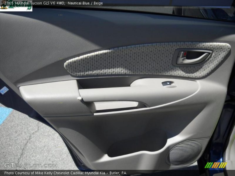Nautical Blue / Beige 2005 Hyundai Tucson GLS V6 4WD