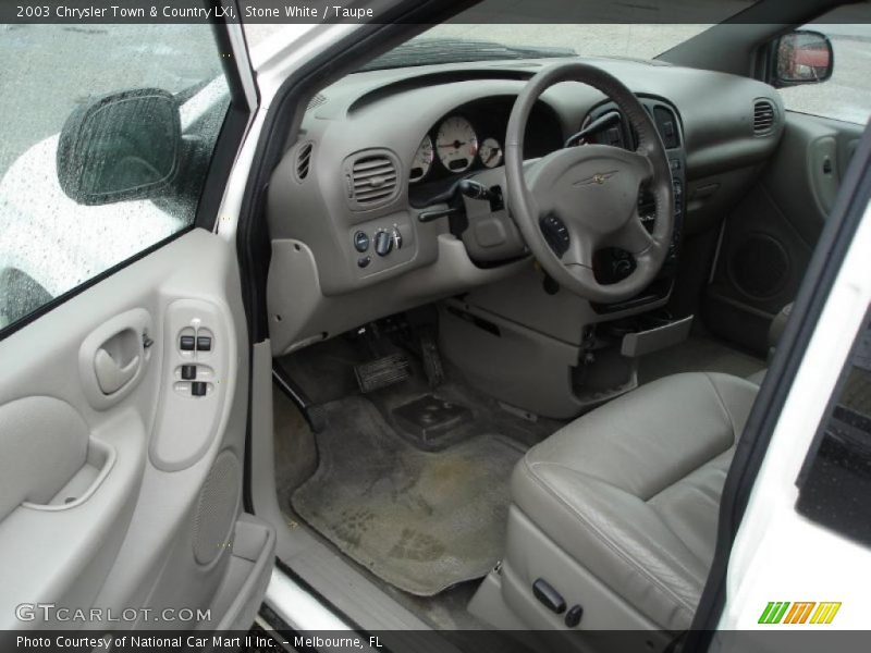 Stone White / Taupe 2003 Chrysler Town & Country LXi