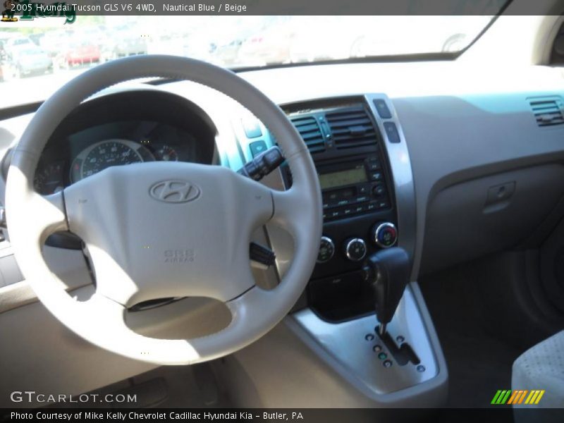 Nautical Blue / Beige 2005 Hyundai Tucson GLS V6 4WD