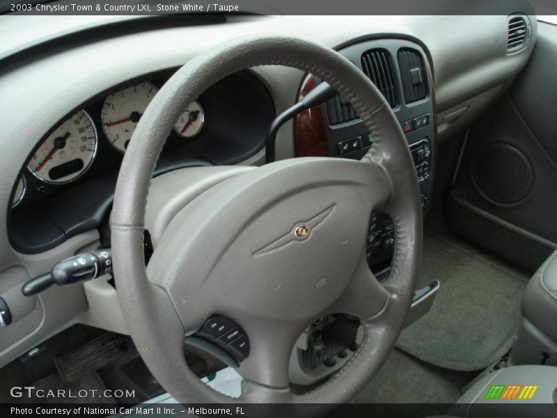 Stone White / Taupe 2003 Chrysler Town & Country LXi