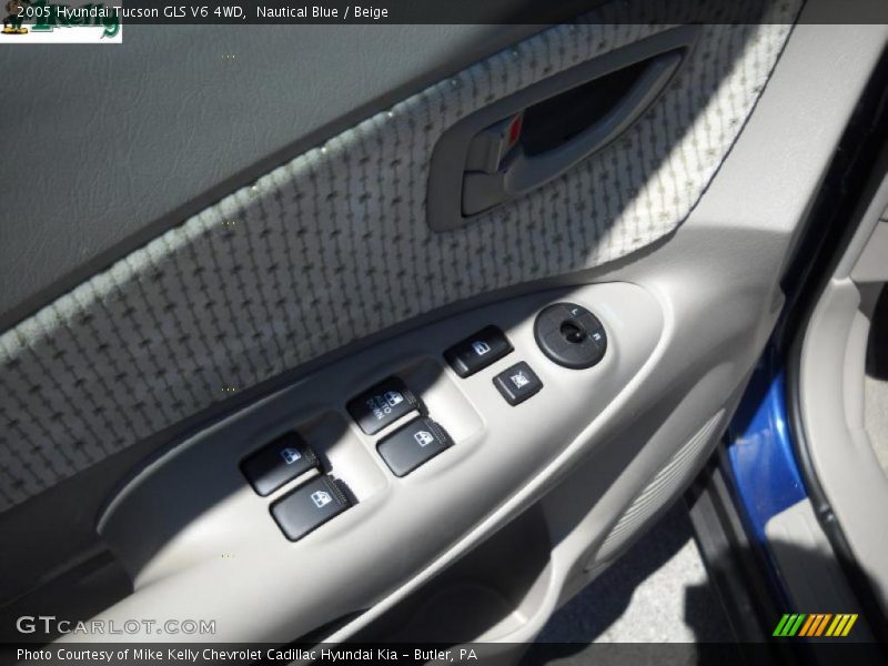 Nautical Blue / Beige 2005 Hyundai Tucson GLS V6 4WD