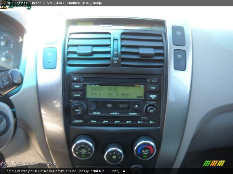 Nautical Blue / Beige 2005 Hyundai Tucson GLS V6 4WD