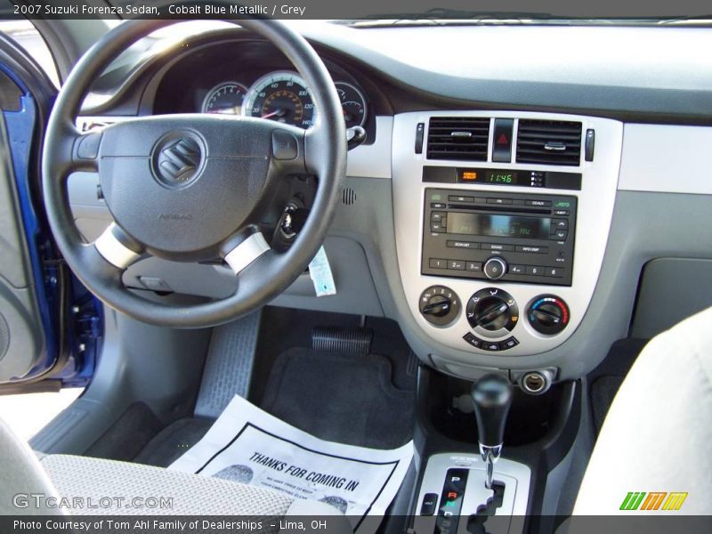 Cobalt Blue Metallic / Grey 2007 Suzuki Forenza Sedan