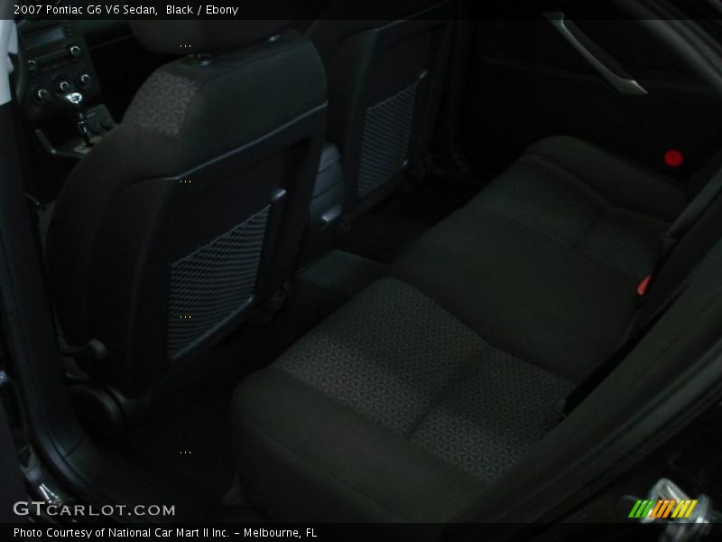 Black / Ebony 2007 Pontiac G6 V6 Sedan