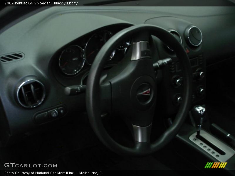 Black / Ebony 2007 Pontiac G6 V6 Sedan