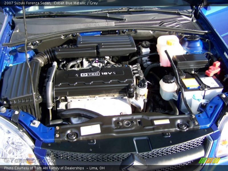 Cobalt Blue Metallic / Grey 2007 Suzuki Forenza Sedan