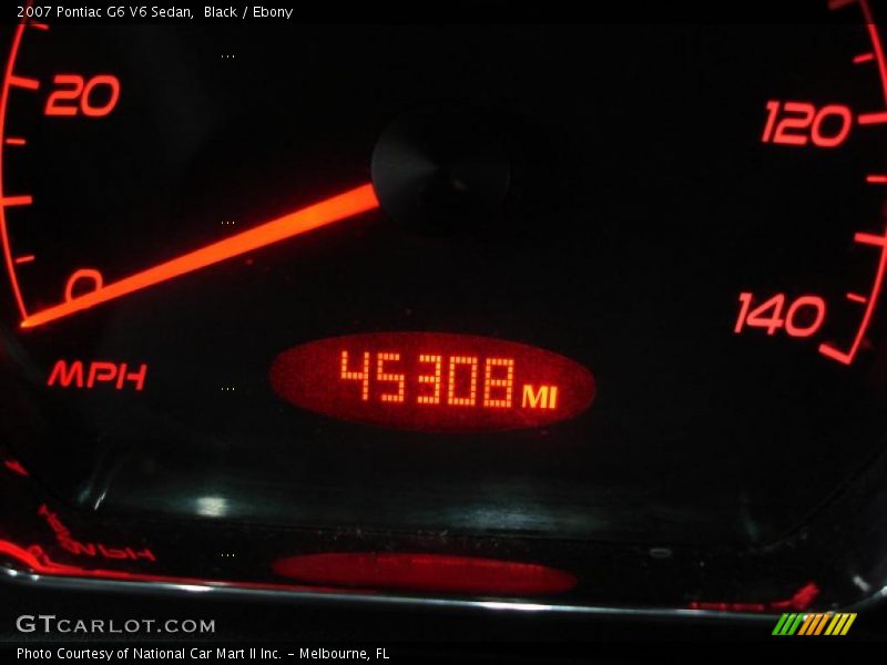 Black / Ebony 2007 Pontiac G6 V6 Sedan