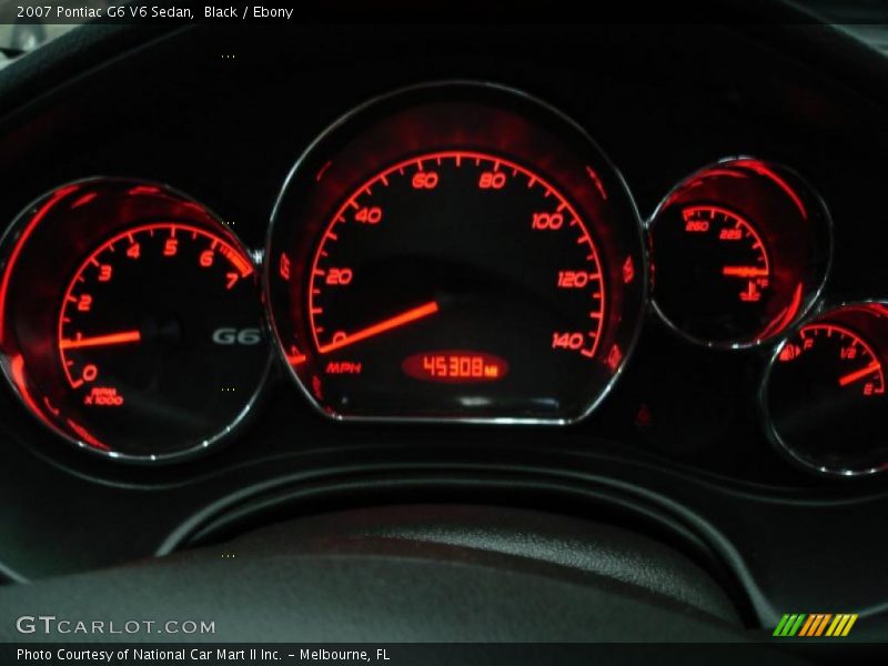 Black / Ebony 2007 Pontiac G6 V6 Sedan