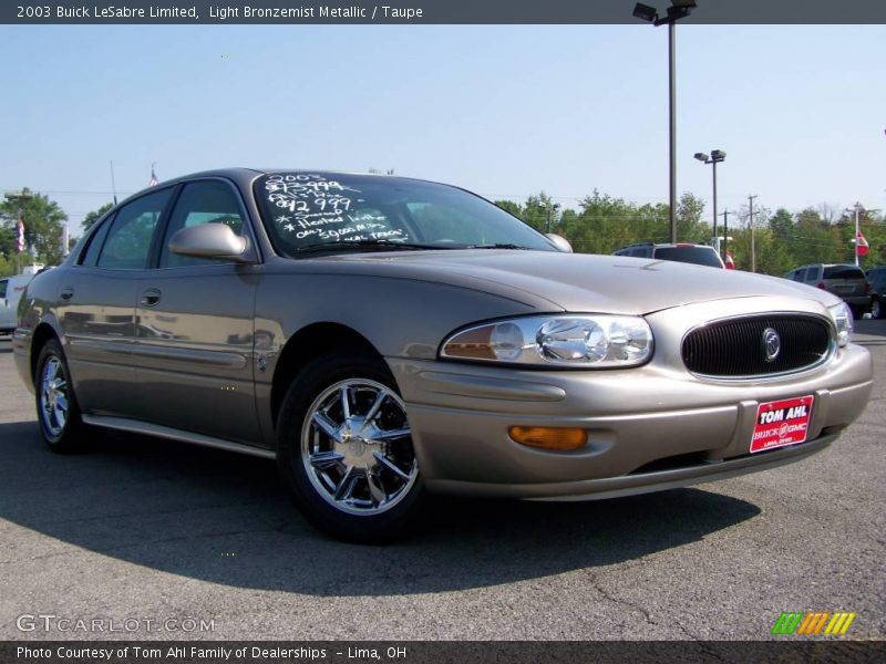 Light Bronzemist Metallic / Taupe 2003 Buick LeSabre Limited