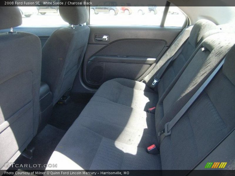White Suede / Charcoal Black 2008 Ford Fusion SE
