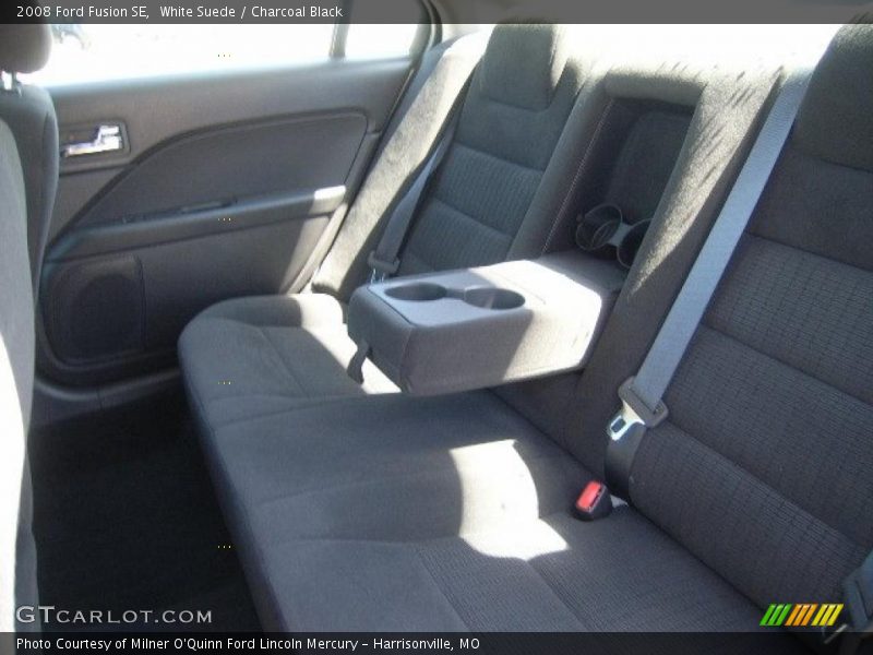 White Suede / Charcoal Black 2008 Ford Fusion SE
