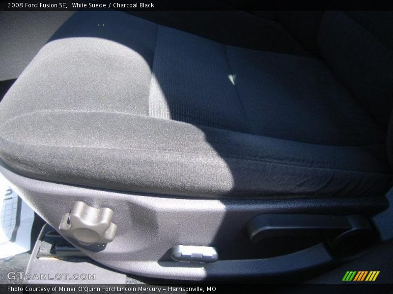 White Suede / Charcoal Black 2008 Ford Fusion SE