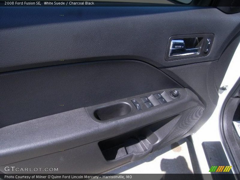 White Suede / Charcoal Black 2008 Ford Fusion SE
