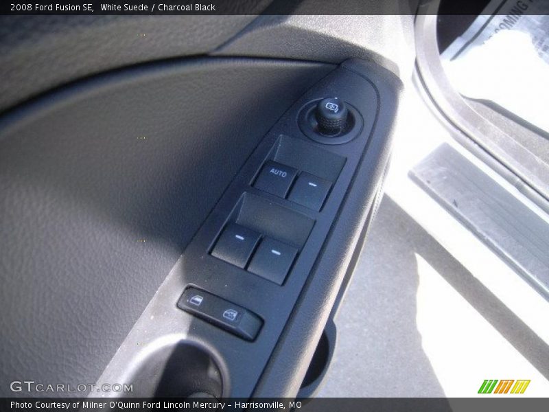 White Suede / Charcoal Black 2008 Ford Fusion SE