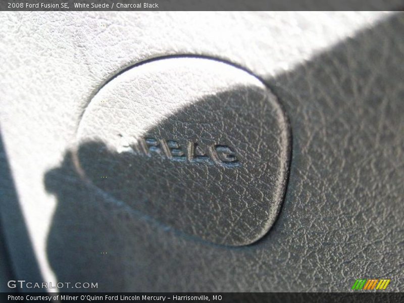 White Suede / Charcoal Black 2008 Ford Fusion SE