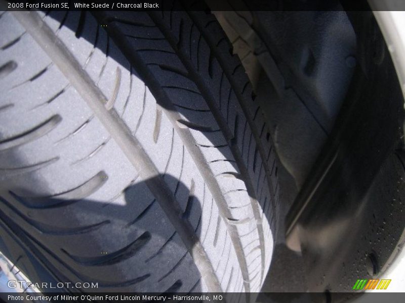 White Suede / Charcoal Black 2008 Ford Fusion SE