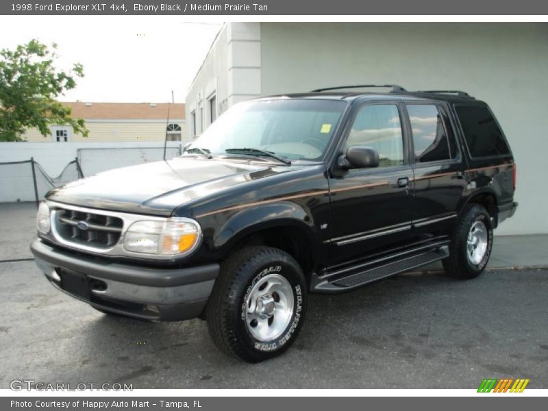 Ebony Black / Medium Prairie Tan 1998 Ford Explorer XLT 4x4