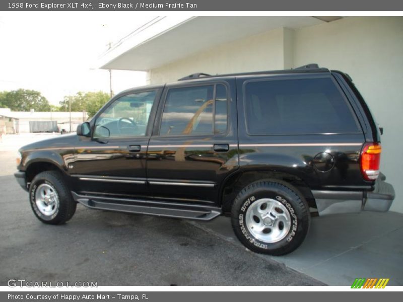 Ebony Black / Medium Prairie Tan 1998 Ford Explorer XLT 4x4