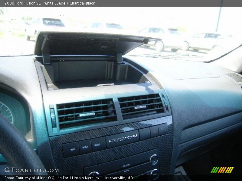 White Suede / Charcoal Black 2008 Ford Fusion SE