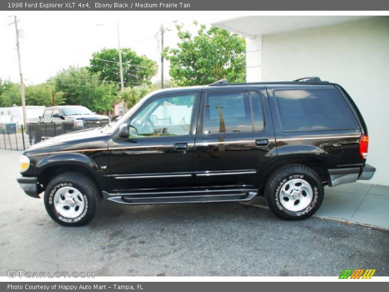 Ebony Black / Medium Prairie Tan 1998 Ford Explorer XLT 4x4