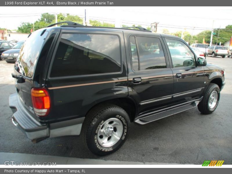 Ebony Black / Medium Prairie Tan 1998 Ford Explorer XLT 4x4
