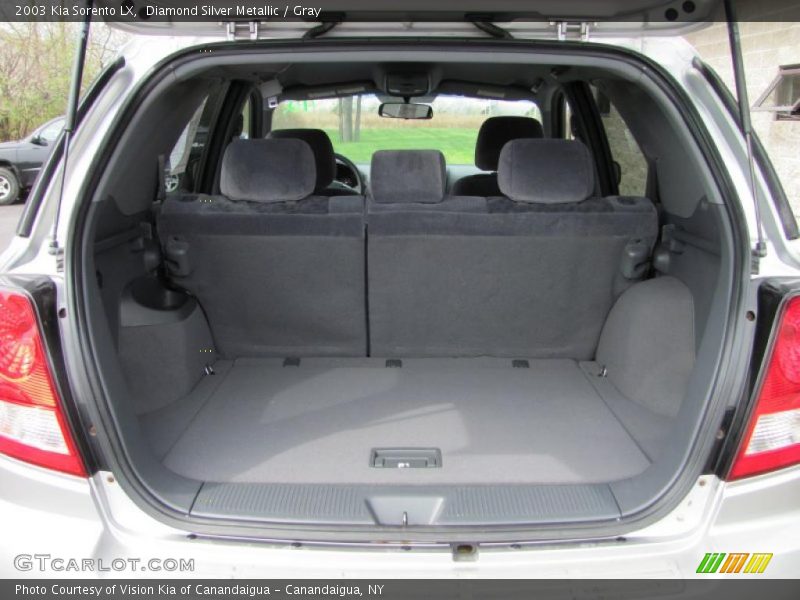 Diamond Silver Metallic / Gray 2003 Kia Sorento LX