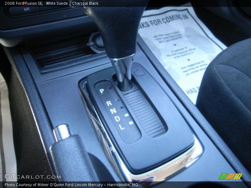 White Suede / Charcoal Black 2008 Ford Fusion SE