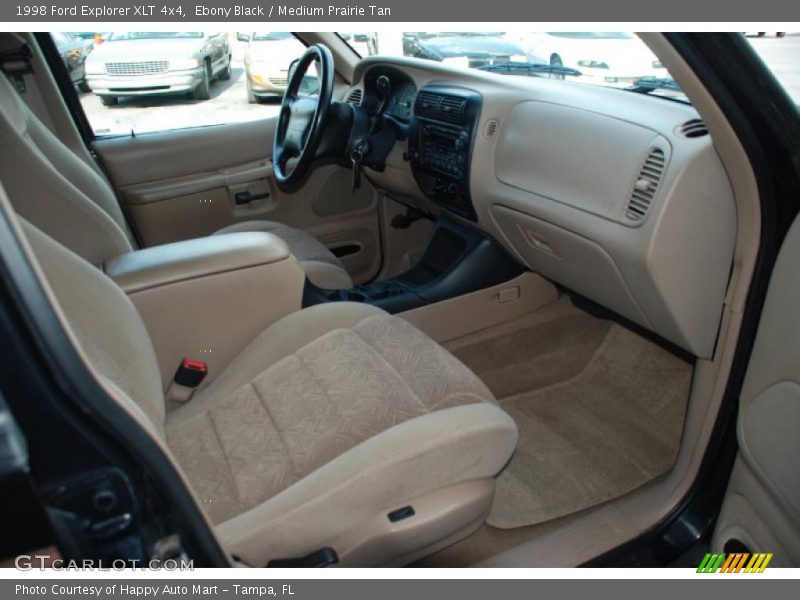 Ebony Black / Medium Prairie Tan 1998 Ford Explorer XLT 4x4