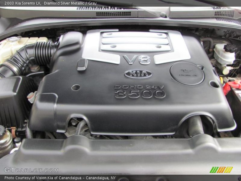 Diamond Silver Metallic / Gray 2003 Kia Sorento LX