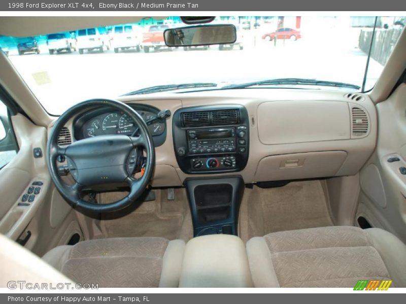 Ebony Black / Medium Prairie Tan 1998 Ford Explorer XLT 4x4