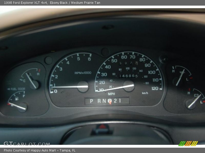 Ebony Black / Medium Prairie Tan 1998 Ford Explorer XLT 4x4