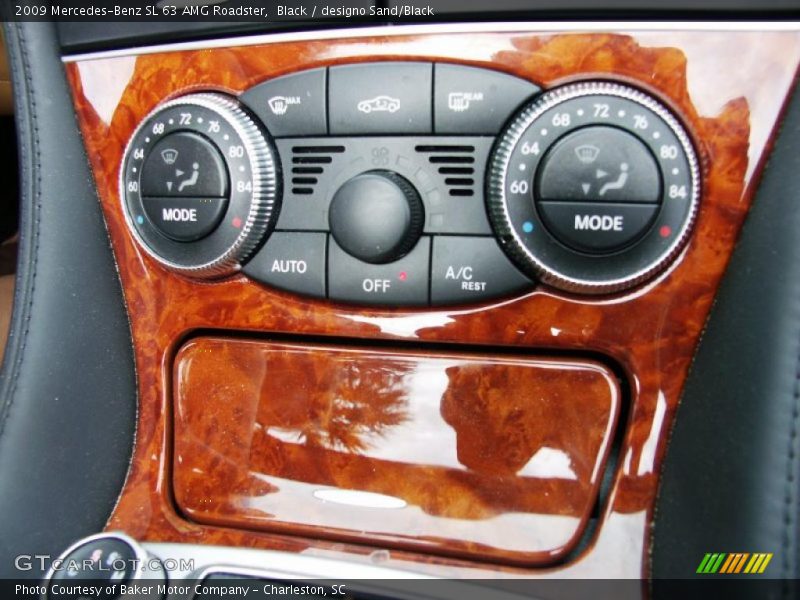 Black / designo Sand/Black 2009 Mercedes-Benz SL 63 AMG Roadster