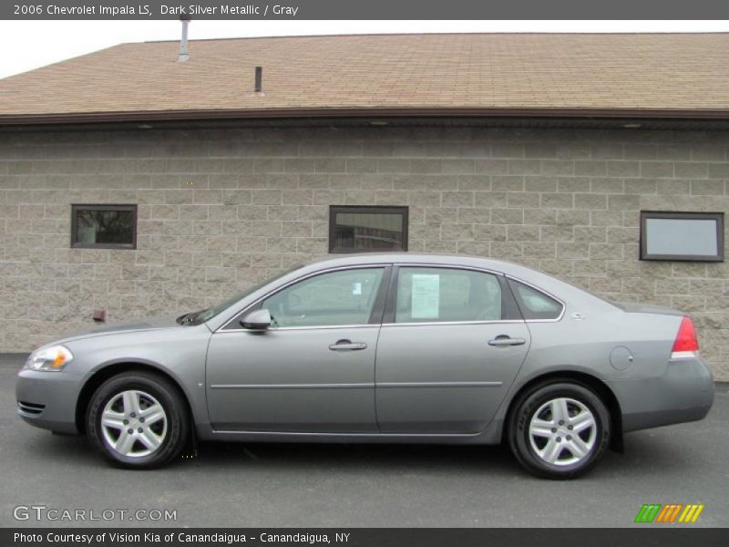 Dark Silver Metallic / Gray 2006 Chevrolet Impala LS