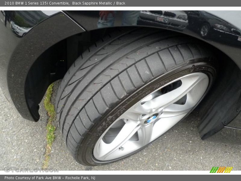 Black Sapphire Metallic / Black 2010 BMW 1 Series 135i Convertible