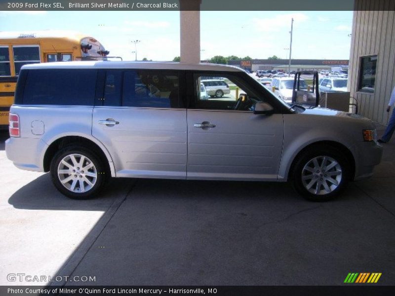 Brilliant Silver Metallic / Charcoal Black 2009 Ford Flex SEL