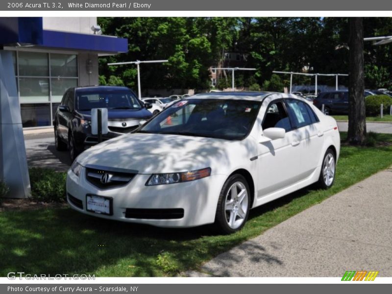 White Diamond Pearl / Ebony 2006 Acura TL 3.2