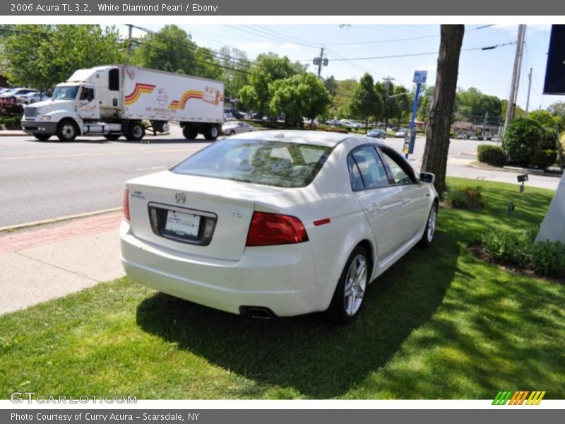 White Diamond Pearl / Ebony 2006 Acura TL 3.2