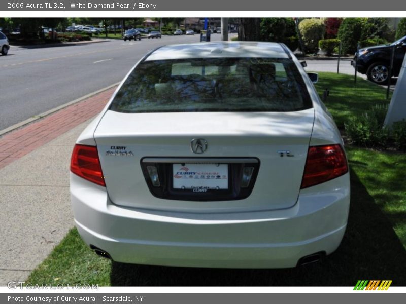 White Diamond Pearl / Ebony 2006 Acura TL 3.2