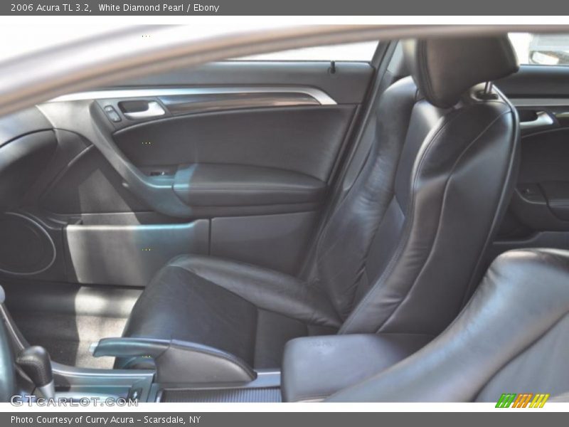 White Diamond Pearl / Ebony 2006 Acura TL 3.2