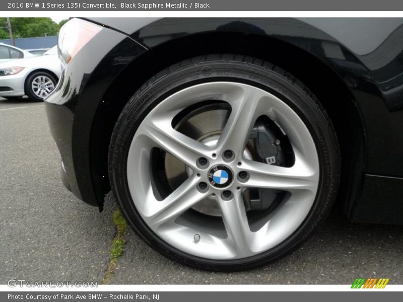 Black Sapphire Metallic / Black 2010 BMW 1 Series 135i Convertible