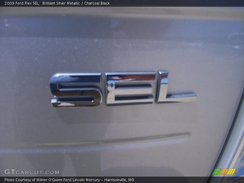 Brilliant Silver Metallic / Charcoal Black 2009 Ford Flex SEL
