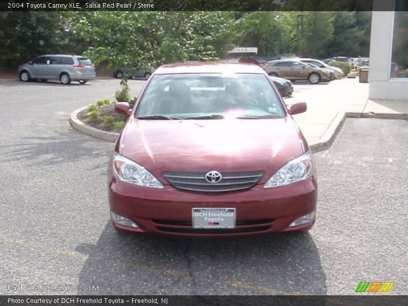 Salsa Red Pearl / Stone 2004 Toyota Camry XLE