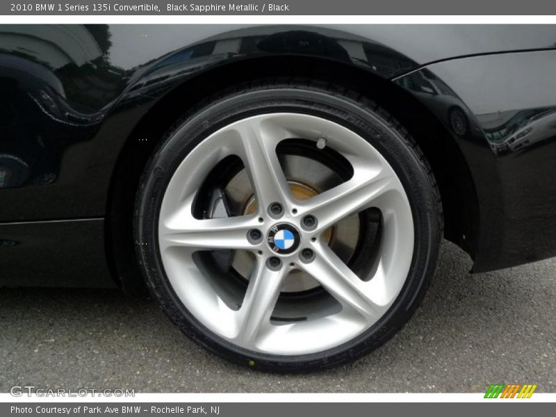 Black Sapphire Metallic / Black 2010 BMW 1 Series 135i Convertible