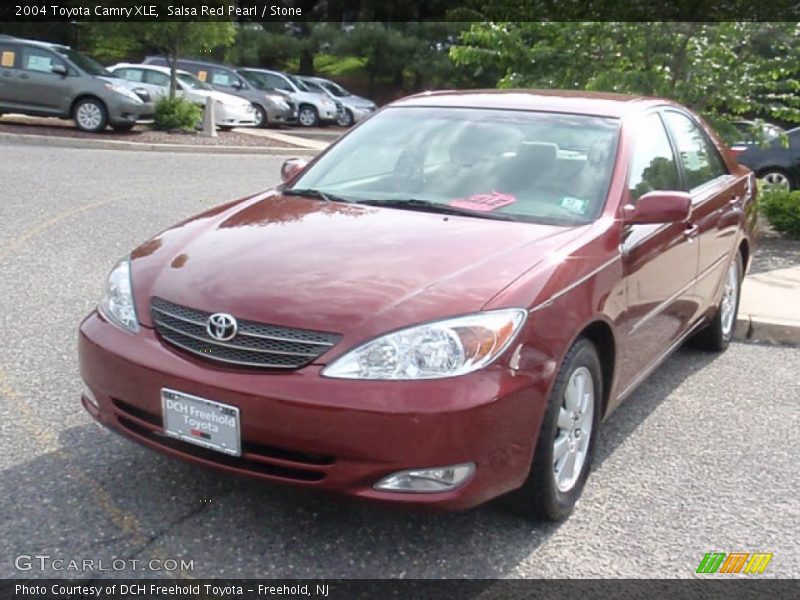 Salsa Red Pearl / Stone 2004 Toyota Camry XLE