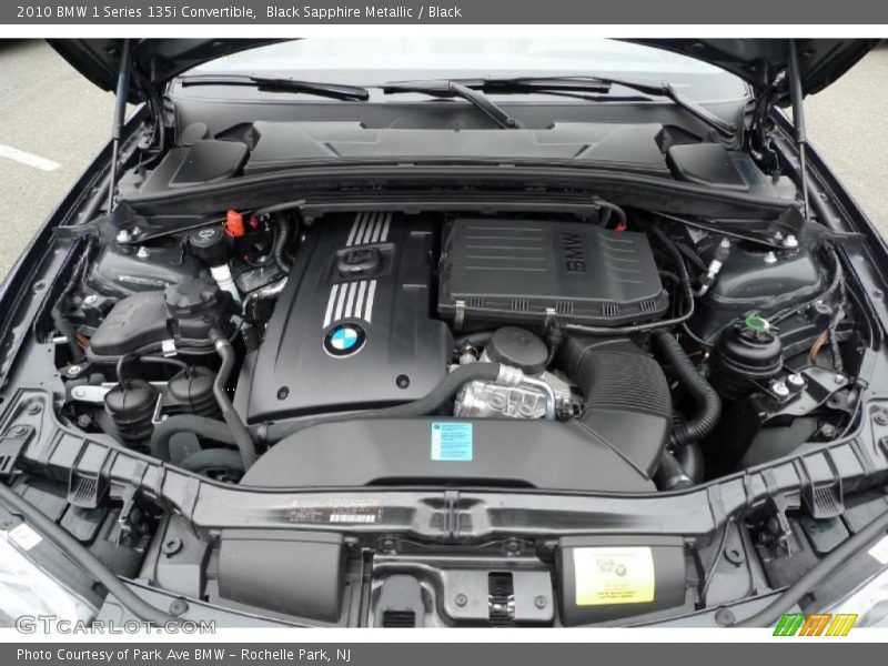 Black Sapphire Metallic / Black 2010 BMW 1 Series 135i Convertible