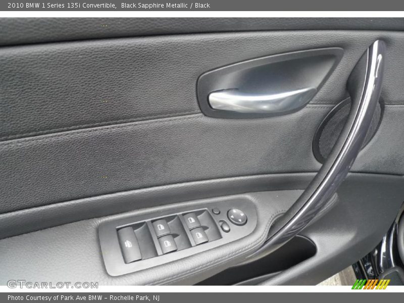 Black Sapphire Metallic / Black 2010 BMW 1 Series 135i Convertible